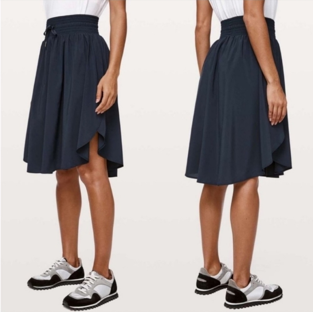 Lululemon The Everyday Skirt in Black Sz 8